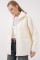 55446 Fermuarlı Oversize Peluş Mont - Bej 55446 Fermuarlı Oversize Peluş Mont - Bej