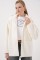 55446 Fermuarlı Oversize Peluş Mont - Bej 55446 Fermuarlı Oversize Peluş Mont - Bej
