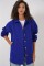 0674 Cepli Oversize Gömlek - Saks 0674 Cepli Oversize Gömlek - Saks