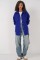 0674 Cepli Oversize Gömlek - Saks 0674 Cepli Oversize Gömlek - Saks
