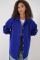 0674 Cepli Oversize Gömlek - Saks 0674 Cepli Oversize Gömlek - Saks