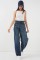 Yüksek Bel Kot Pantolon 6701 - Lacivert Yüksek Bel Kot Pantolon 6701 - Lacivert