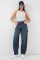 Yüksek Bel Kot Pantolon 6701 - Lacivert Yüksek Bel Kot Pantolon 6701 - Lacivert