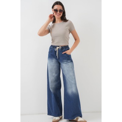 Bol Paça Kot Pantolon 6705 - Lacivert Bol Paça Kot Pantolon 6705 - Lacivert
