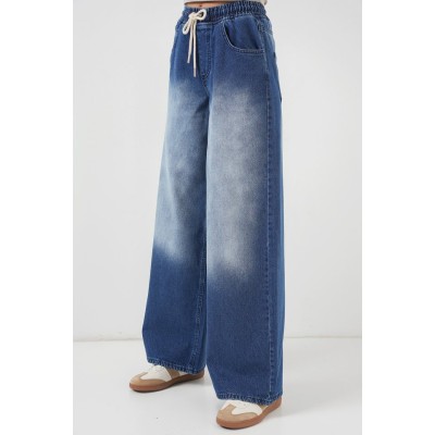 Bol Paça Kot Pantolon 6705 - Lacivert Bol Paça Kot Pantolon 6705 - Lacivert