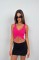 Ön Büzgülü Crop Bluz Ön Büzgülü Crop Bluz