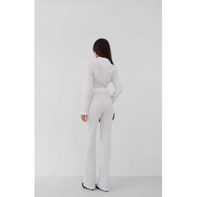 Bağlamalı Crop Ceket Pantolon Takım Bağlamalı Crop Ceket Pantolon Takım