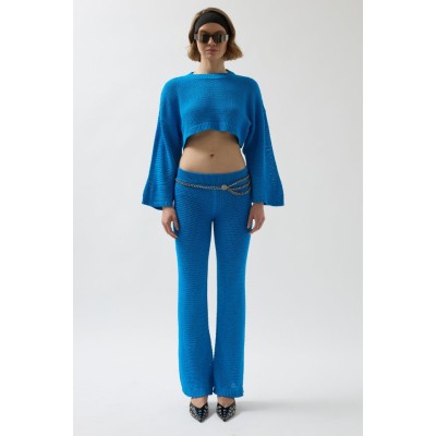Oversize Triko Bluz Pantolon Takım Oversize Triko Bluz Pantolon Takım