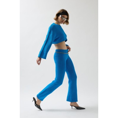 Oversize Triko Bluz Pantolon Takım Oversize Triko Bluz Pantolon Takım