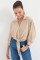 905 Oversize Dökümlü Bluz - Bej 905 Oversize Dökümlü Bluz - Bej