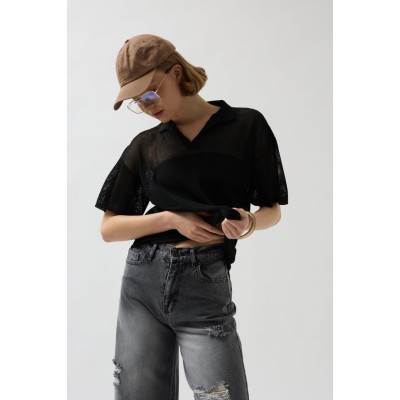 Polo Yaka TransparanT-Shirt Polo Yaka TransparanT-Shirt