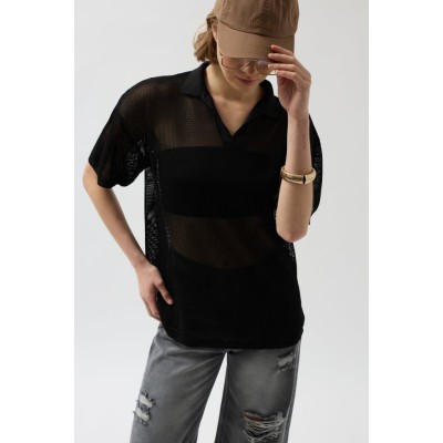 Polo Yaka TransparanT-Shirt Polo Yaka TransparanT-Shirt