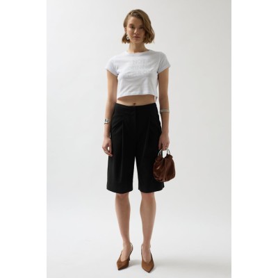 Taş Detay Crop T-Shirt Taş Detay Crop T-Shirt