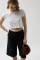 Taş Detay Crop T-Shirt Taş Detay Crop T-Shirt
