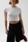 Taş Detay Crop T-Shirt Taş Detay Crop T-Shirt