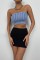 Straplez Fitilli Crop Straplez Fitilli Crop