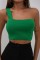 Tek Omuz Crop Bluz Tek Omuz Crop Bluz