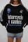 Şerit Detay Baskılı Oversize Sweatshirt Şerit Detay Baskılı Oversize Sweatshirt