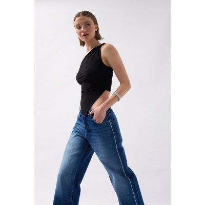 Taş Şerit Detaylı Jean Taş Şerit Detaylı Jean