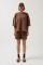 Oversize Lazer Kesim Bisiklet Yaka T-Shirt Oversize Lazer Kesim Bisiklet Yaka T-Shirt