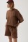 Oversize Lazer Kesim Bisiklet Yaka T-Shirt Oversize Lazer Kesim Bisiklet Yaka T-Shirt