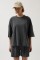 Oversize Lazer Kesim Bisiklet Yaka T-Shirt Oversize Lazer Kesim Bisiklet Yaka T-Shirt