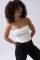 Straplez Dokulu Crop Straplez Dokulu Crop