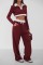 Polo Yaka Garnili Crop Sweatshirt Polo Yaka Garnili Crop Sweatshirt