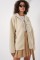 55446 Fermuarlı Oversize Peluş Ceket Mont - Krem 55446 Fermuarlı Oversize Peluş Ceket Mont - Krem