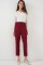 6650 Yüksek Bel Kumaş Pantolon - Bordo 6650 Yüksek Bel Kumaş Pantolon - Bordo