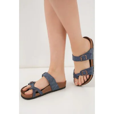 Unisex Ortopedik Terlik 010181 - Lacivert Unisex Ortopedik Terlik 010181 - Lacivert