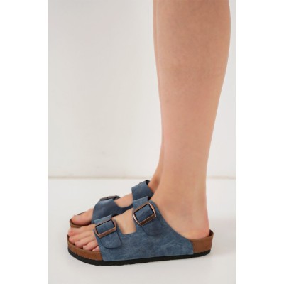 Unisex Ortopedik Terlik 010182 - Lacivert Unisex Ortopedik Terlik 010182 - Lacivert