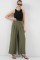 Geniş Paça Pileli Pantolon 6718 - Haki Geniş Paça Pileli Pantolon 6718 - Haki