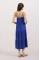2403 Askılı Midi Elbise - Saks 2403 Askılı Midi Elbise - Saks