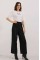 0472 Baskılı Oversize Örme Tişört - Beyaz 0472 Baskılı Oversize Örme Tişört - Beyaz