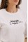 0472 Baskılı Oversize Örme Tişört - Beyaz 0472 Baskılı Oversize Örme Tişört - Beyaz