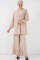 Ayrobin Tunik Pantolon Alt Üst Takım 6712 - Krem Ayrobin Tunik Pantolon Alt Üst Takım 6712 - Krem