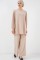 Ayrobin Tunik Pantolon Alt Üst Takım 6712 - Krem Ayrobin Tunik Pantolon Alt Üst Takım 6712 - Krem