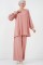 Ayrobin Tunik Pantolon Alt Üst Takım 6712 - Somon Ayrobin Tunik Pantolon Alt Üst Takım 6712 - Somon