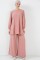 Ayrobin Tunik Pantolon Alt Üst Takım 6712 - Somon Ayrobin Tunik Pantolon Alt Üst Takım 6712 - Somon