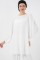 Ayrobin Tunik Pantolon Alt Üst Takım 6712 - Beyaz Ayrobin Tunik Pantolon Alt Üst Takım 6712 - Beyaz