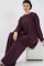 Ayrobin Tunik Pantolon Alt Üst Takım 6712 - Mürdüm Ayrobin Tunik Pantolon Alt Üst Takım 6712 - Mürdüm