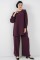 Ayrobin Tunik Pantolon Alt Üst Takım 6712 - Mürdüm Ayrobin Tunik Pantolon Alt Üst Takım 6712 - Mürdüm