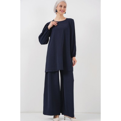 Ayrobin Tunik Pantolon Alt Üst Takım 6712 - Lacivert Ayrobin Tunik Pantolon Alt Üst Takım 6712 - Lacivert