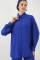 Örme Tesettür Alt Üst Takım 6711 - Saks Örme Tesettür Alt Üst Takım 6711 - Saks