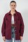 20192 Oversize Gabardin Gömlek Ceket - Bordo 20192 Oversize Gabardin Gömlek Ceket - Bordo