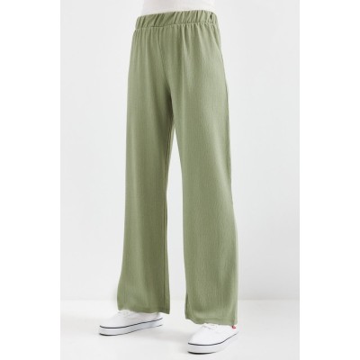 6543 Örme Pantolon - Çağla 6543 Örme Pantolon - Çağla