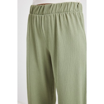 6543 Örme Pantolon - Çağla 6543 Örme Pantolon - Çağla