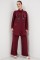 Desenli Tunik Pantolon İkili Takım 6720 - Bordo Desenli Tunik Pantolon İkili Takım 6720 - Bordo