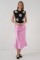 930 Kısa Kol Desenli Crop Bluz - Siyah 930 Kısa Kol Desenli Crop Bluz - Siyah